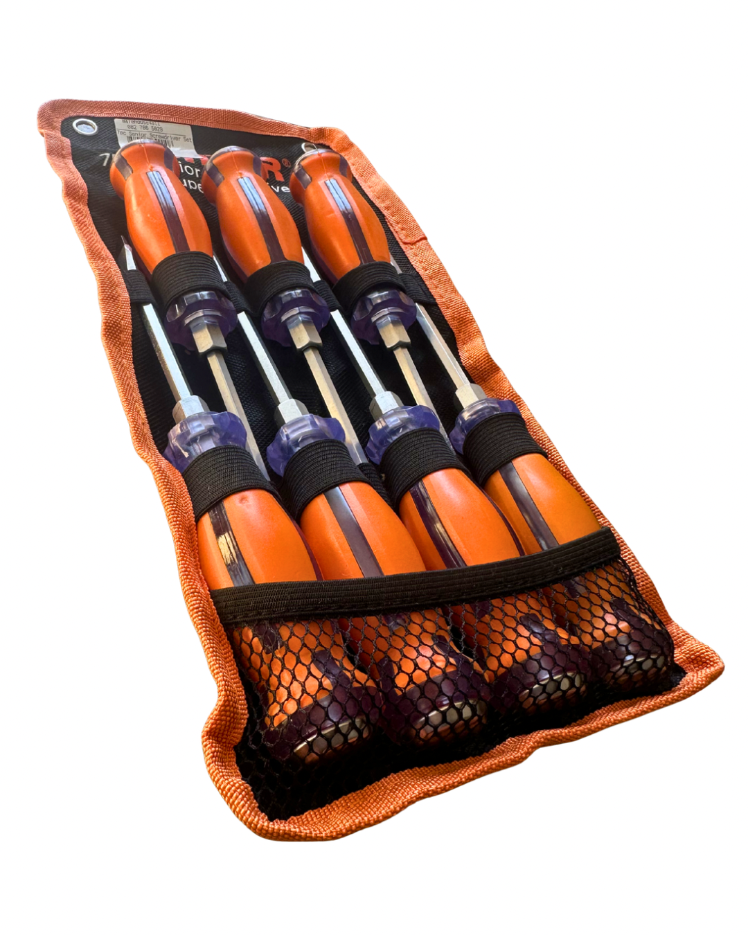 7-Piece Professional Screwdriver Set with Storage Pouch