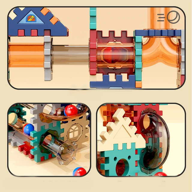 128 Pcs Ball Track