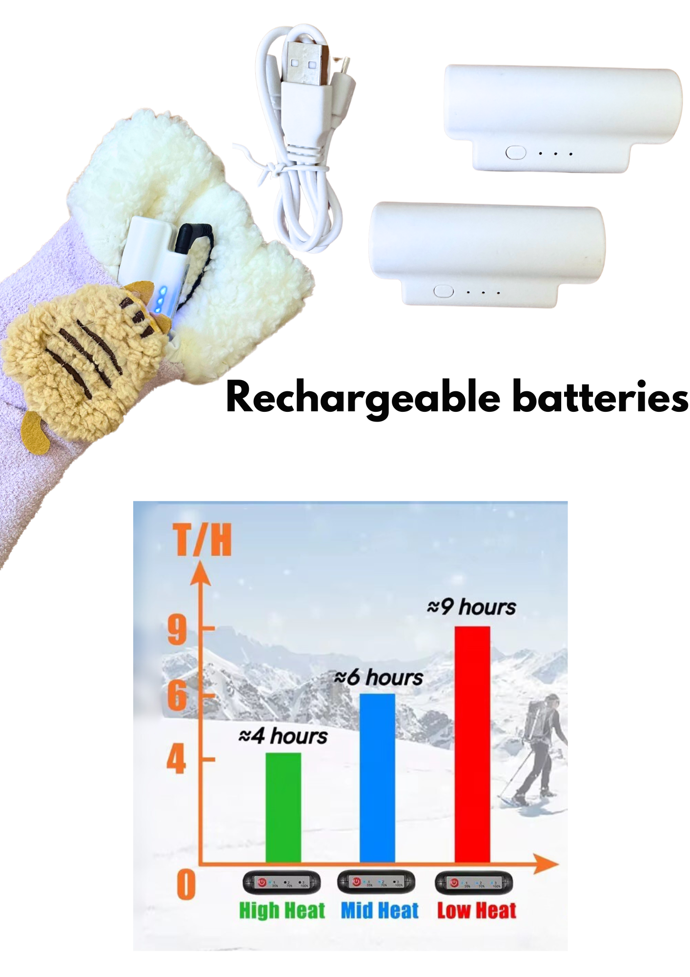 Electric Heating Socks