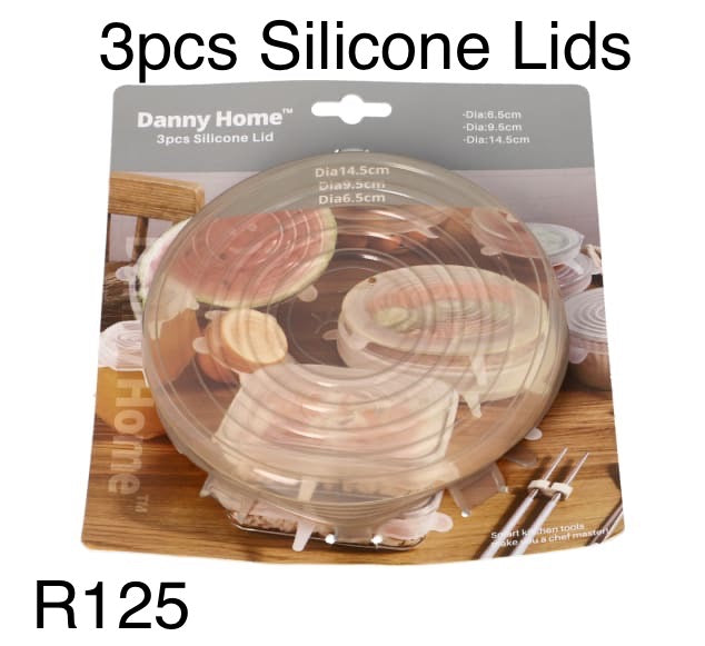 3pcs Silicone Lids