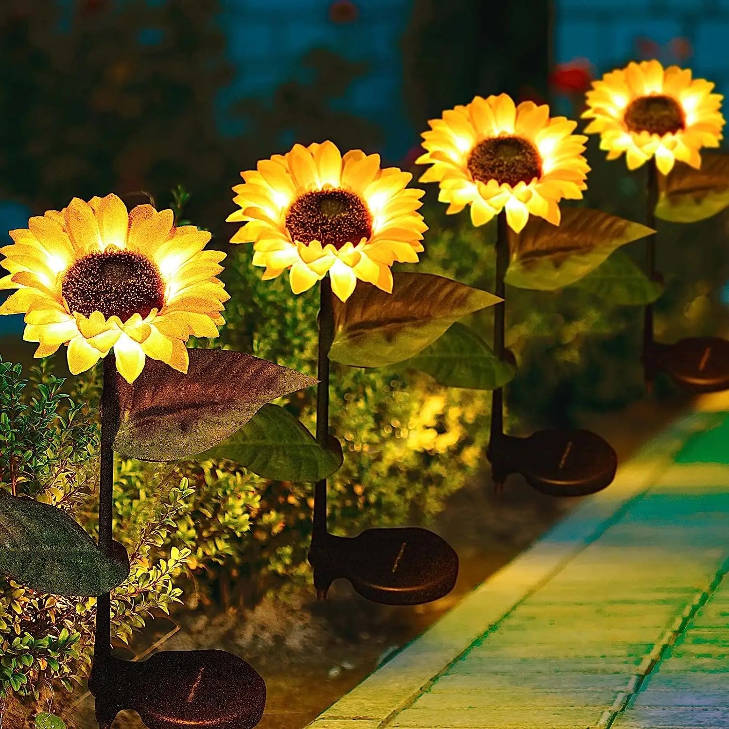 Sunflower Solar Garden Lights – Warehouse 4 All Sunflower Solar Garden Lights – Warehouse 4 All