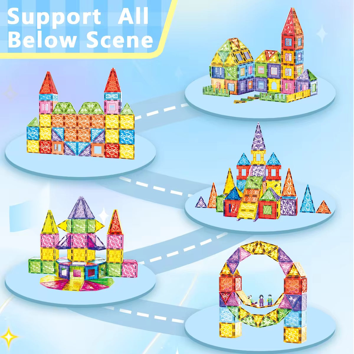 Magnetic Building Tiles 40p