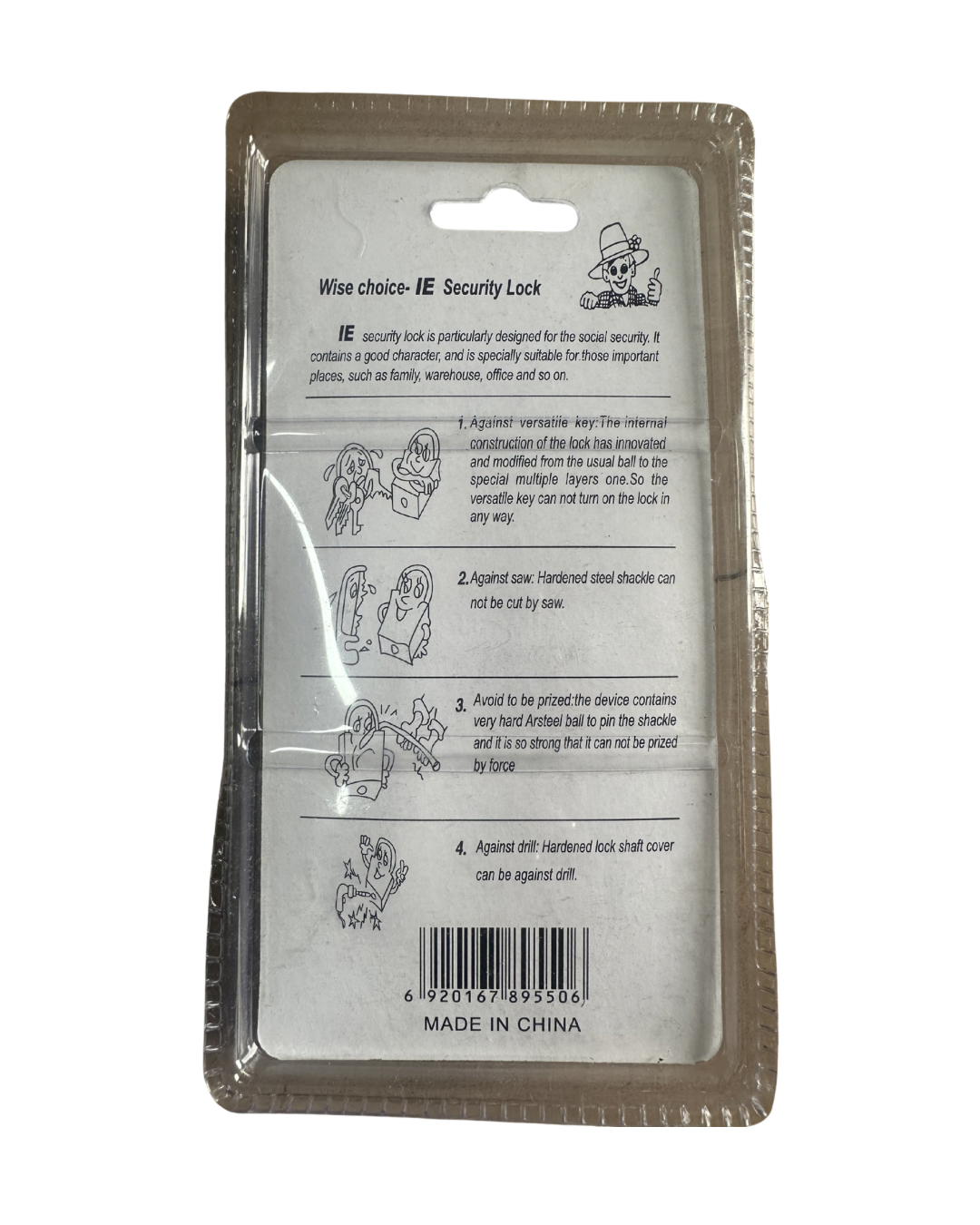 AIYI 50mm Security Padlock