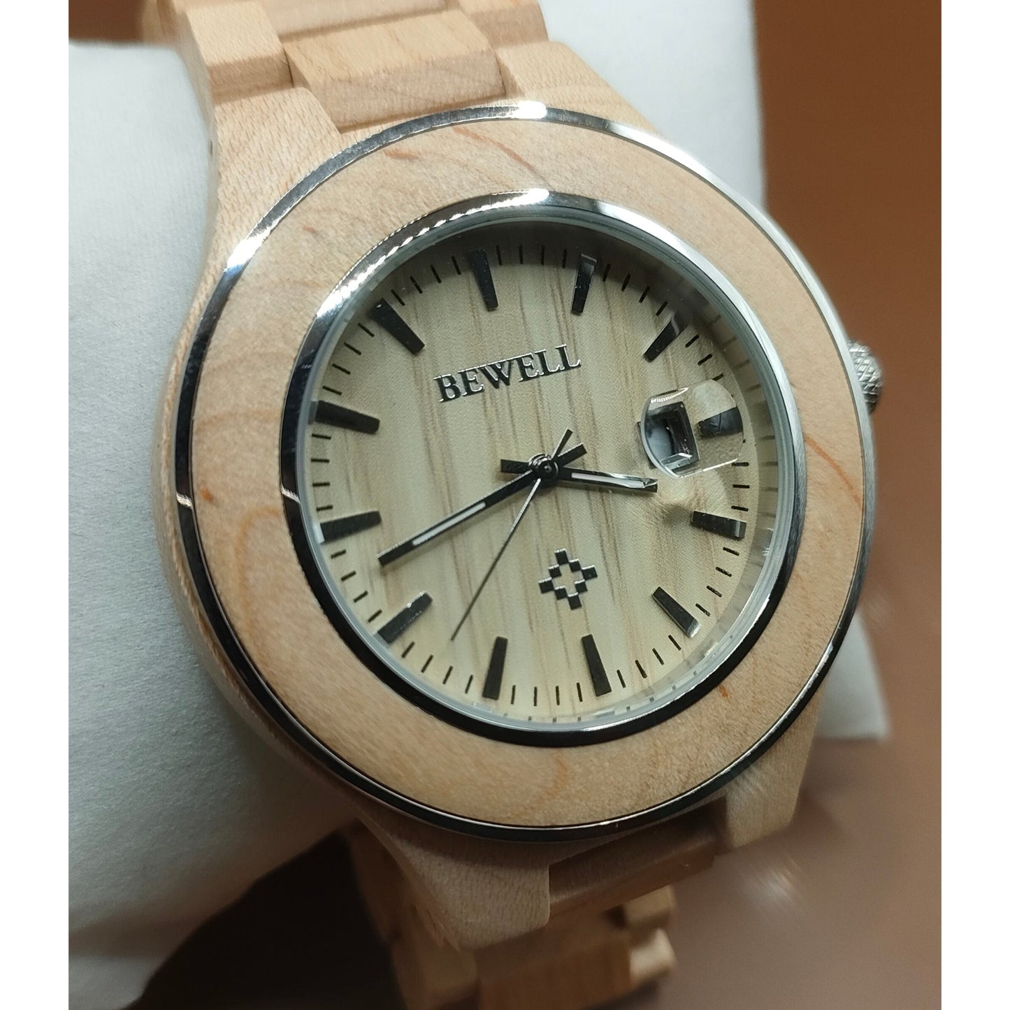 Wooden Watches - Cream & Light Hazelnut Colors