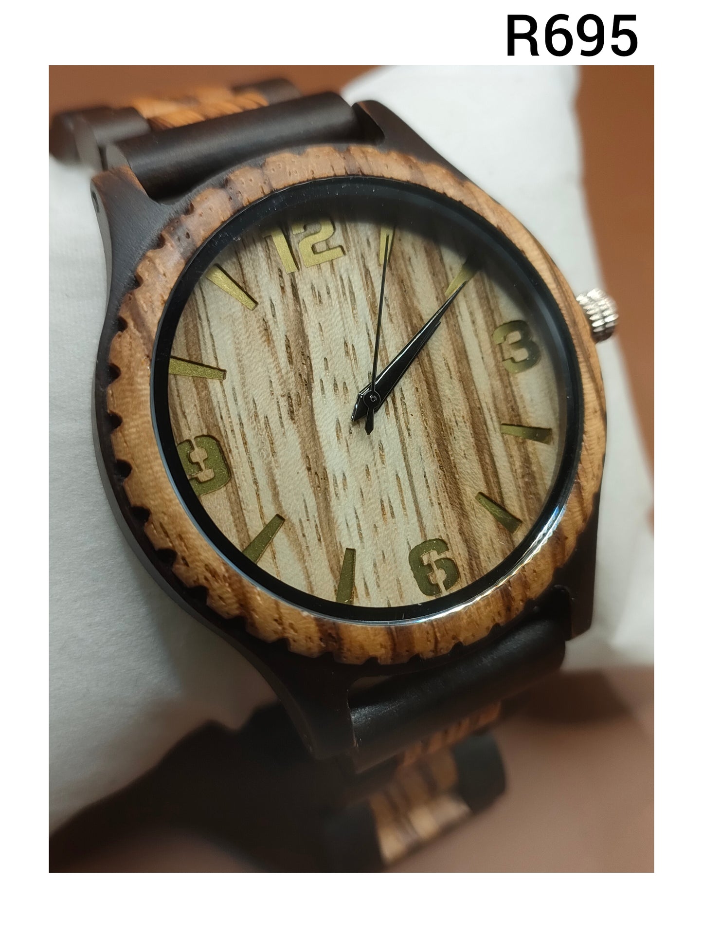 Wooden Watches - Corded Walnut & Oak Colors