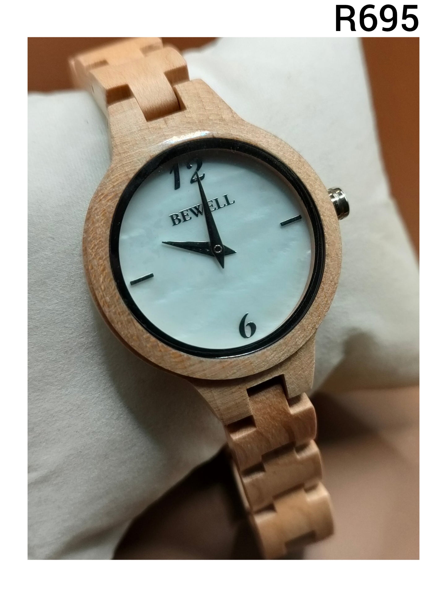 Wooden Watches - Cream & Light Hazelnut Colors
