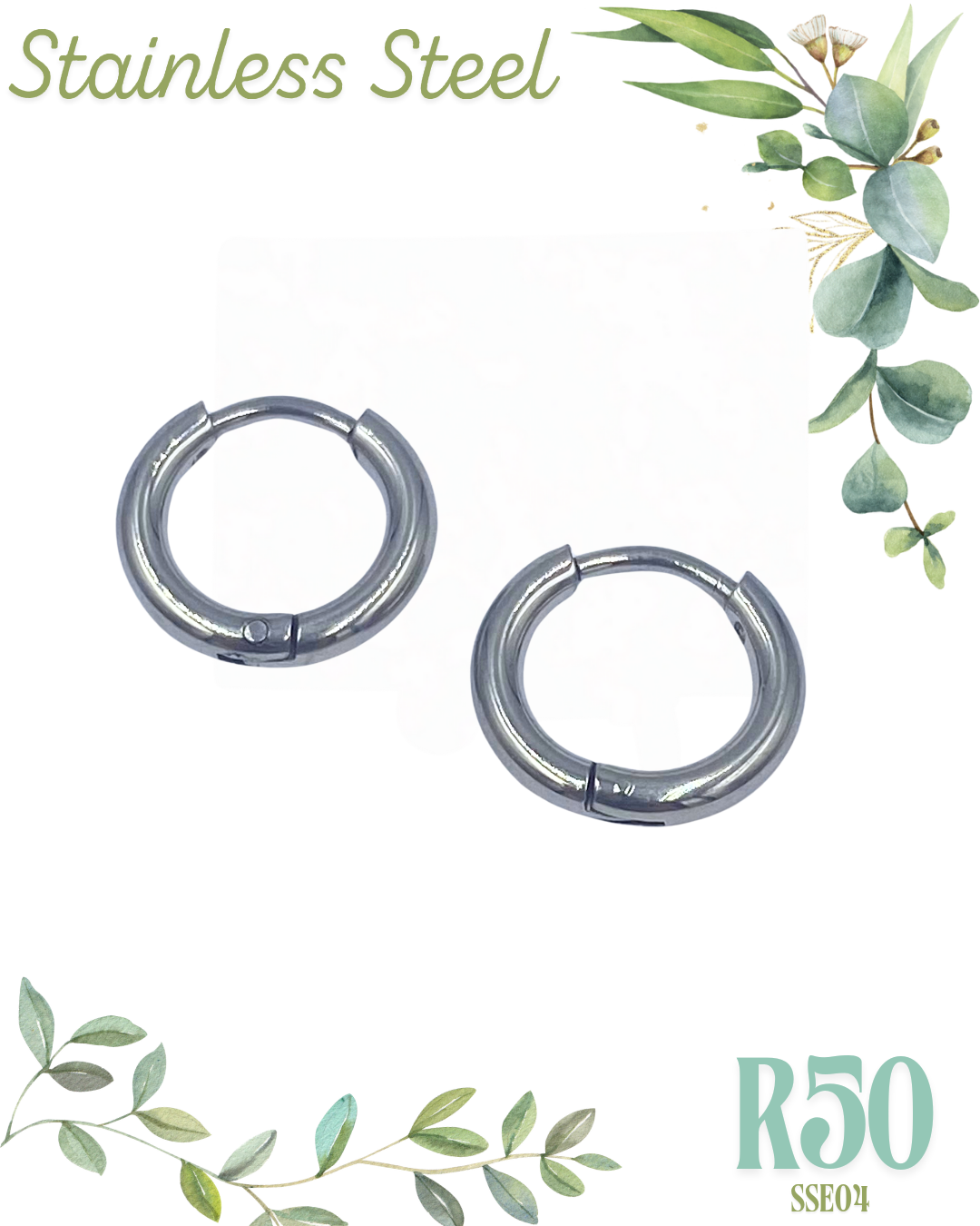 Hoop Stainless Steel Earrings SSE04
