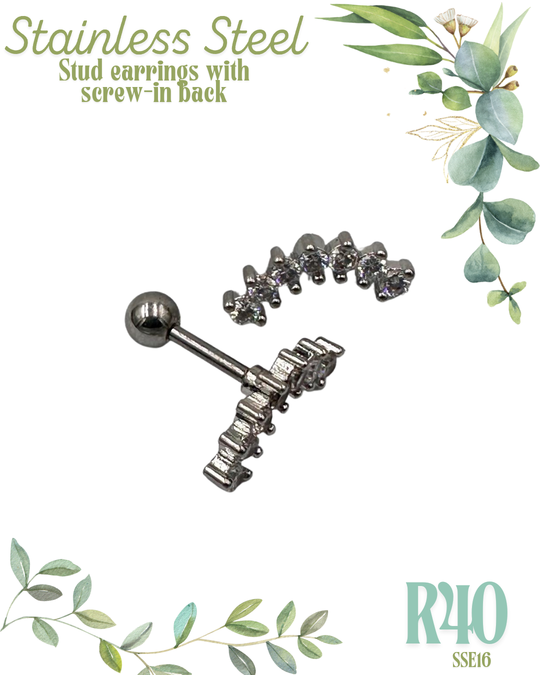 Stainless Steel Earrings SSE14-16