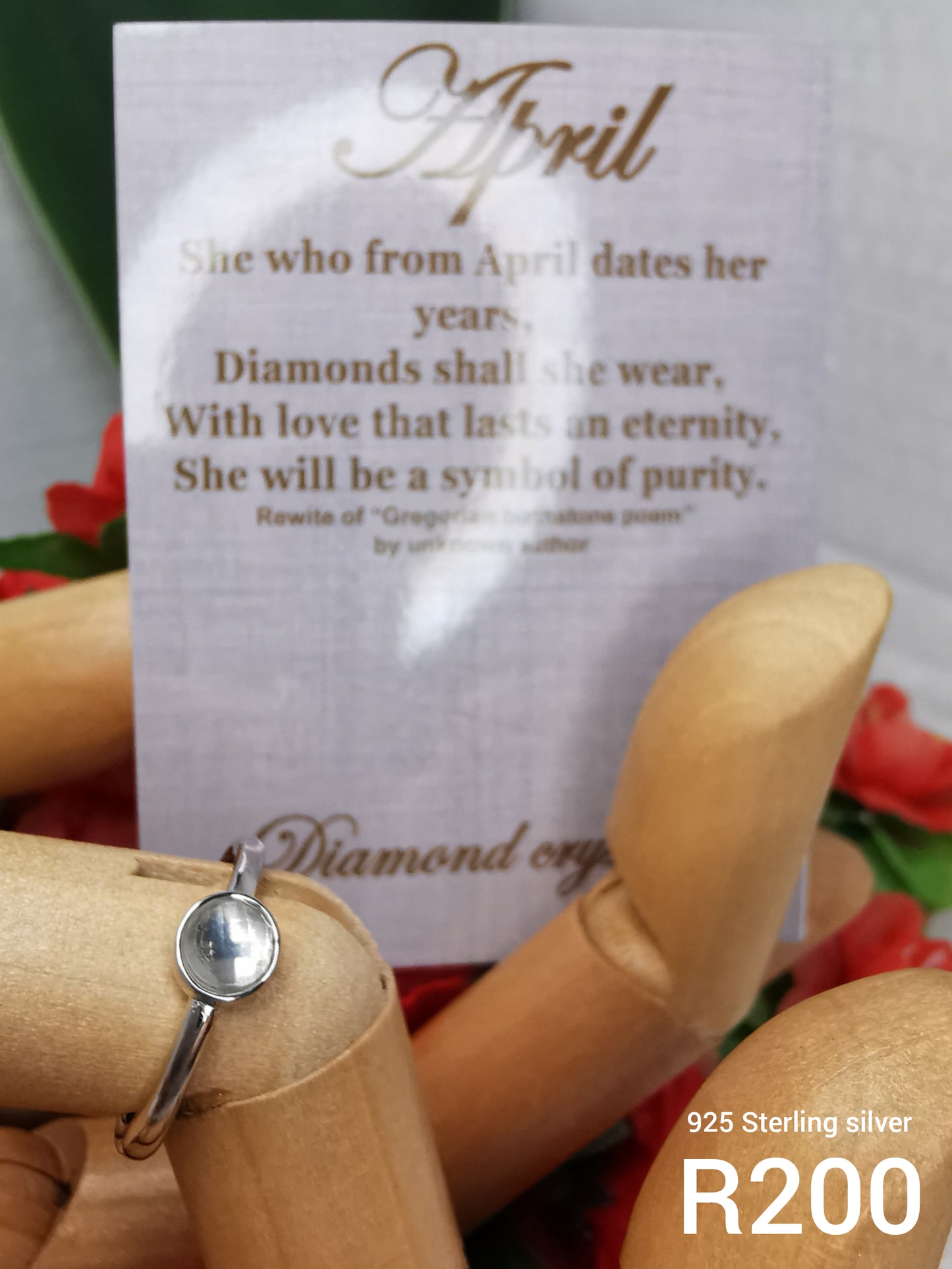 Birthstone S925 Rings - Adjustable