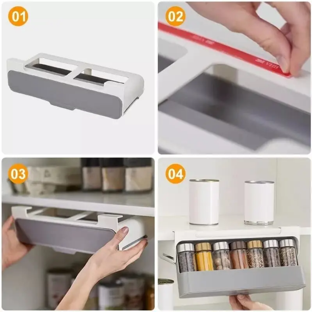Under-shelf Spice Rack