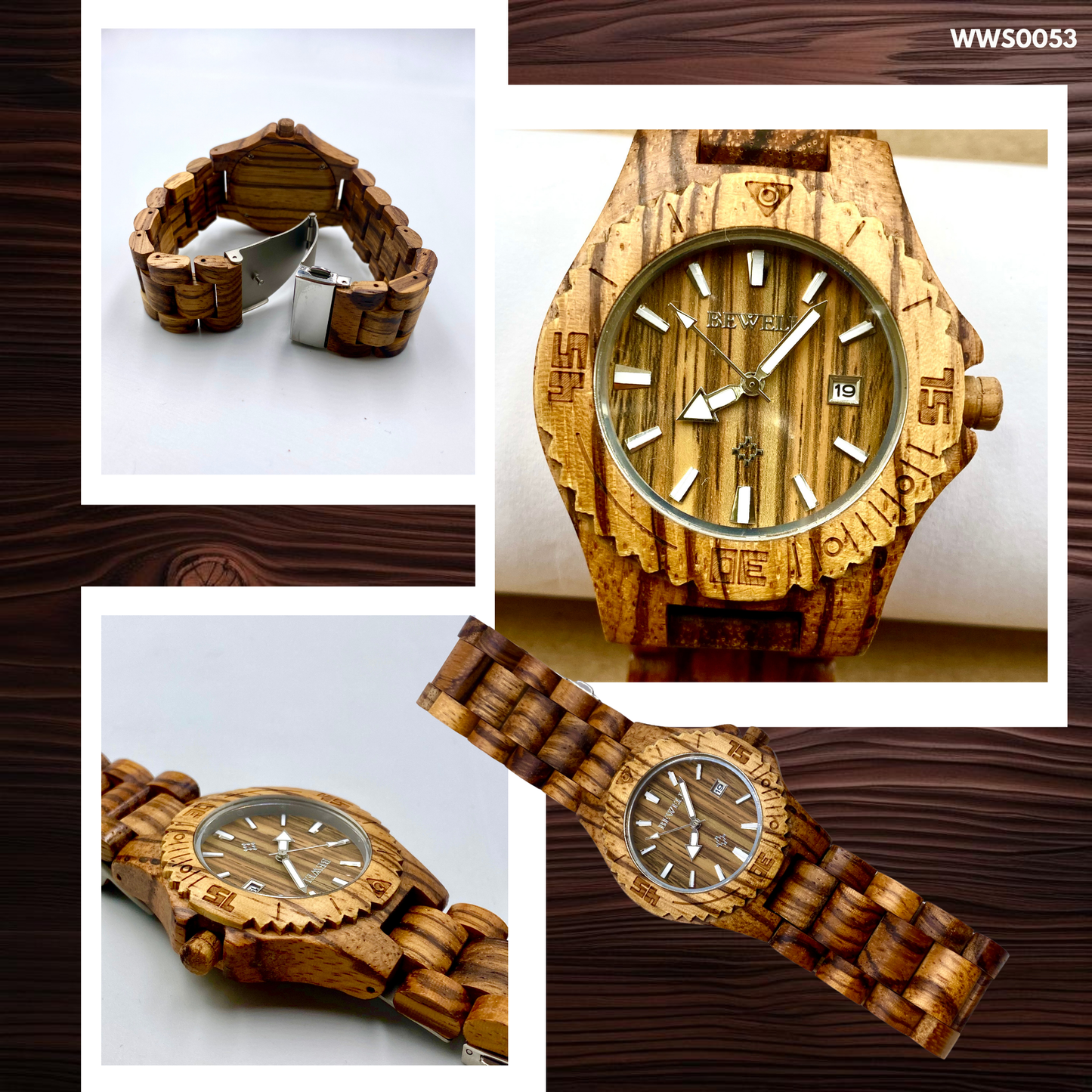 Wooden Watches - Wood Straps (WWS0053,56,57,60-62)