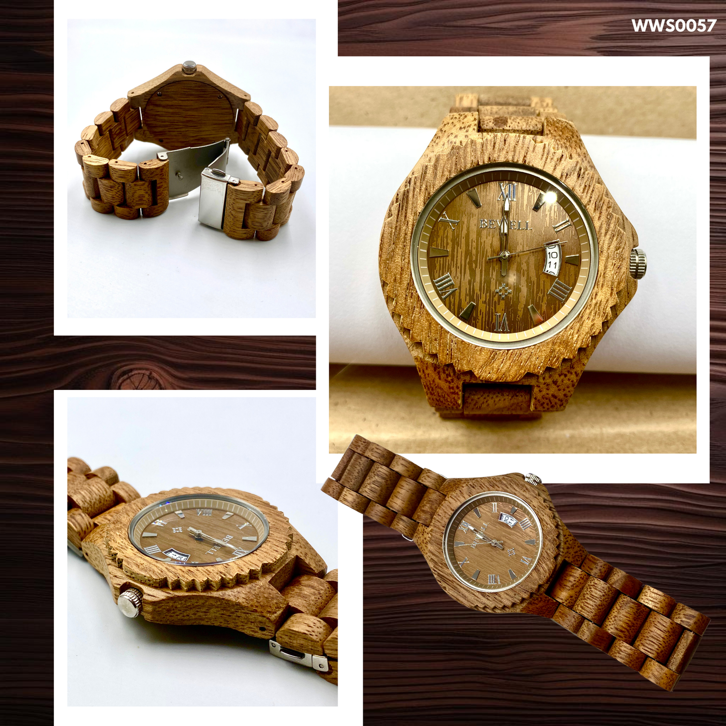 Wooden Watches - Wood Straps (WWS0053,56,57,60-62)