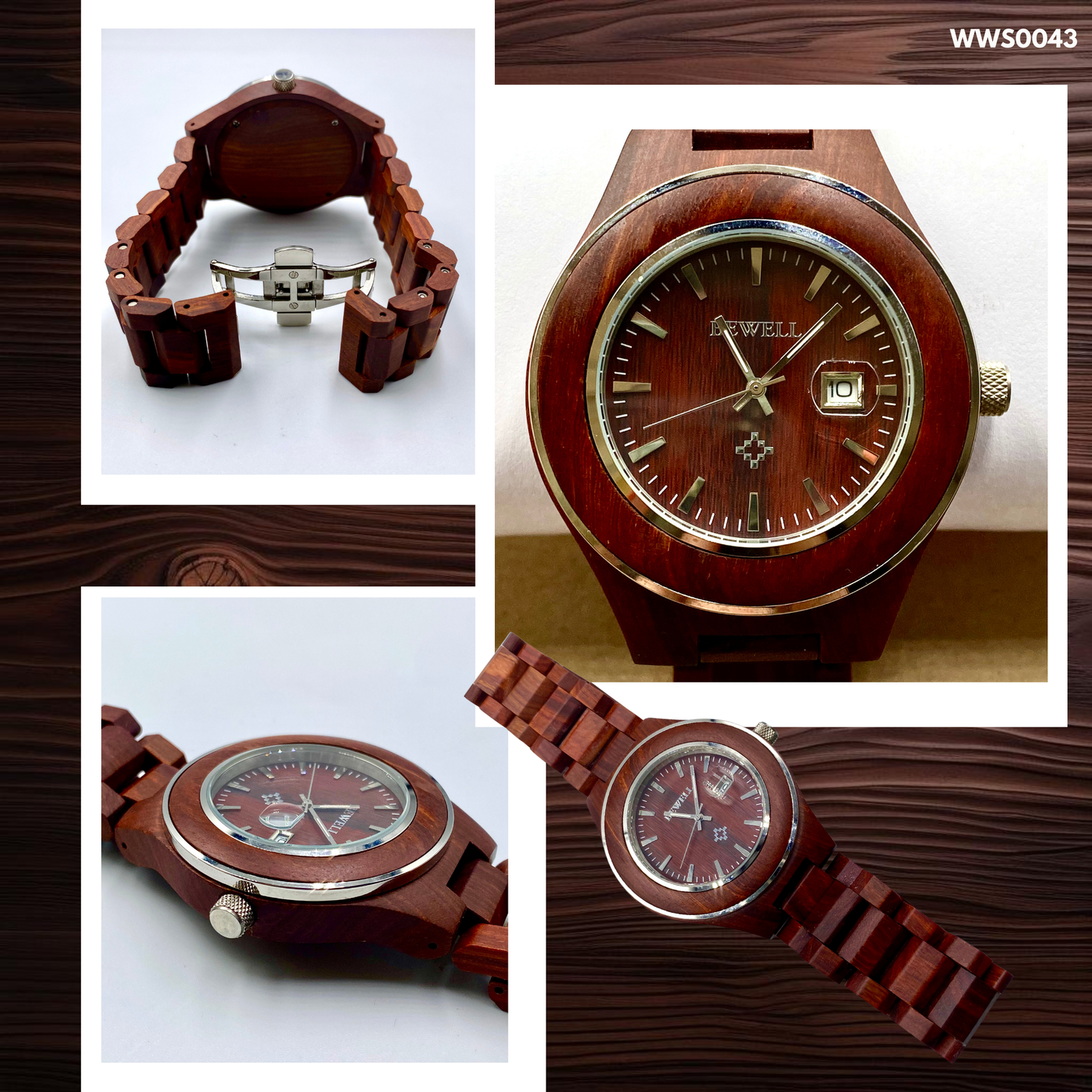 Wooden Watches - Wood Straps (WWS0035,37,39,43,44,47)
