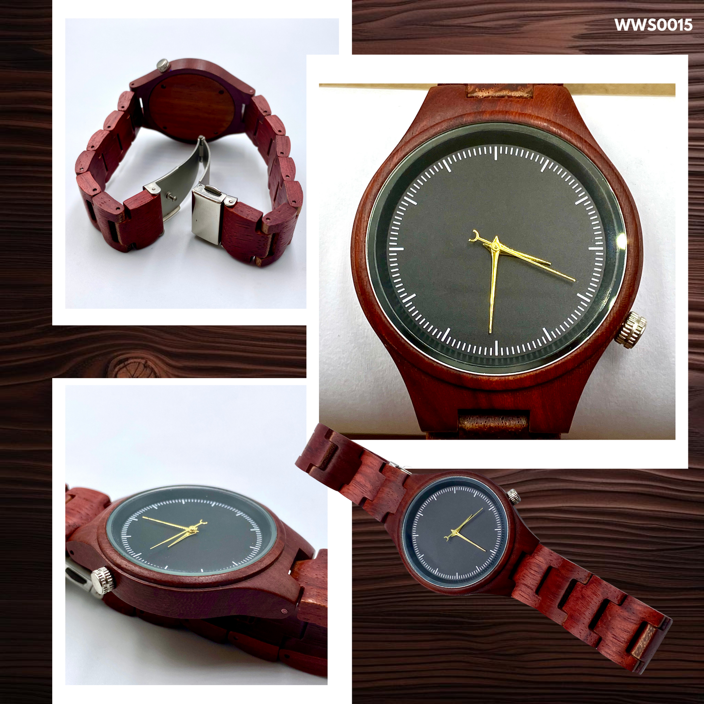 Wooden Watches - Wood Straps (WWS0015-17,21-23)