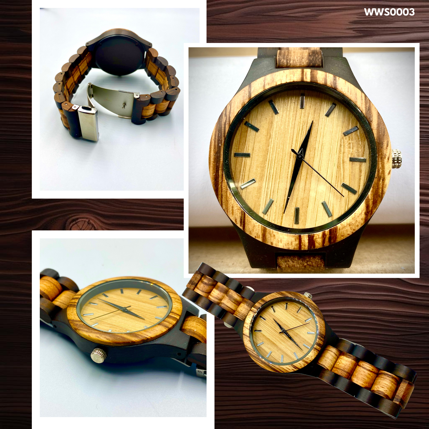 Wooden Watches - Wood Straps (WWS0001-3,5,6,8)