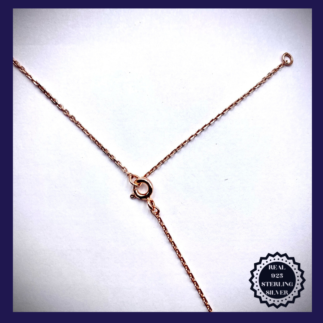 Sterling Silver - Rose Gold Necklace