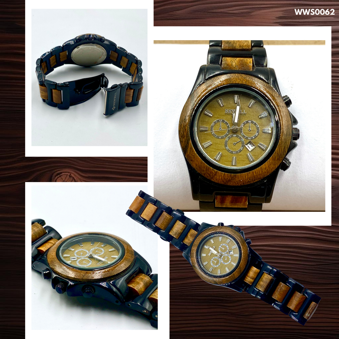 Wooden Watches - Wood Straps (WWS0053,56,57,60-62)