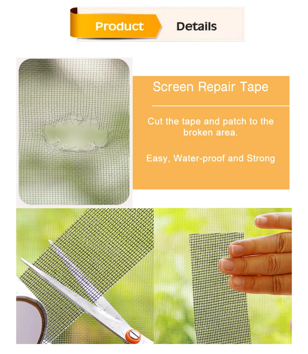 Screen Repair Tape