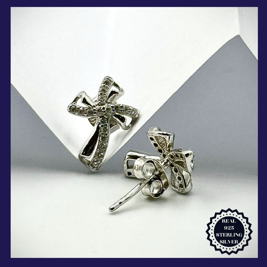 Sterling Silver Earrings (SE25002)