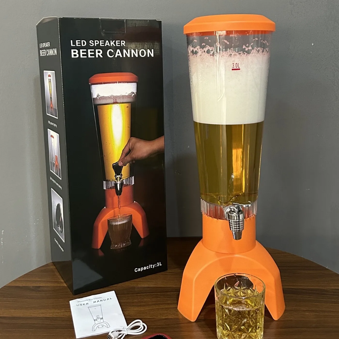 LED Beer Speaker Cannon