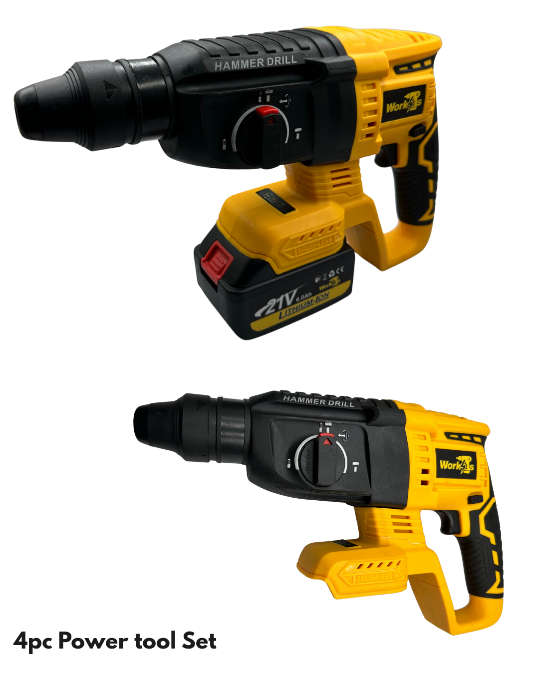 Work4s 4PC Power Tool Set