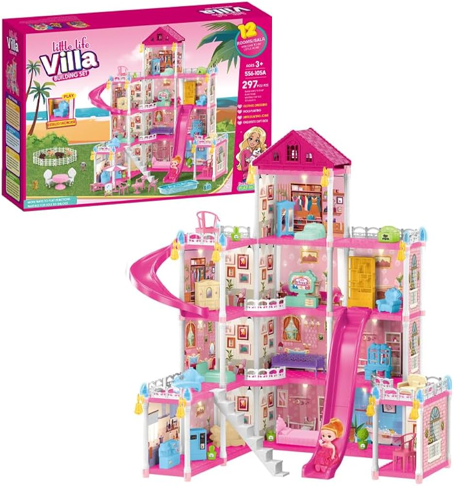 Little Funz Villa Building Set – 250 Pieces
