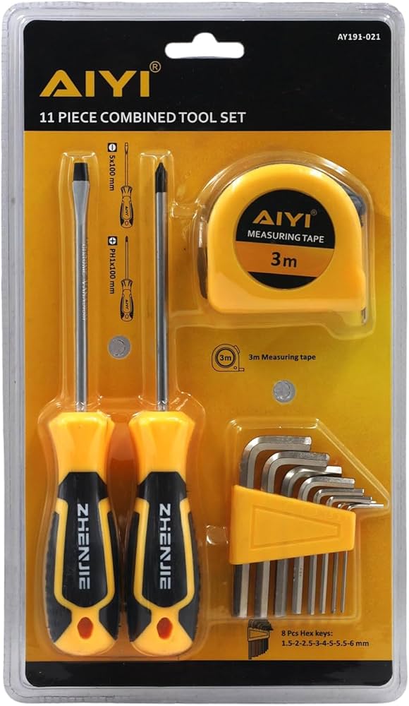 AIYI 11-Piece Combined Tool Set