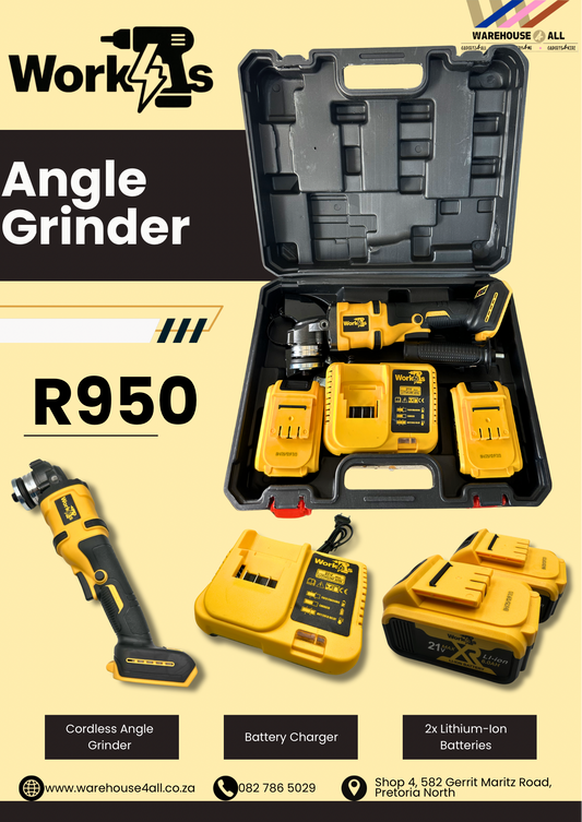 Work4s Cordless Angle Grinder