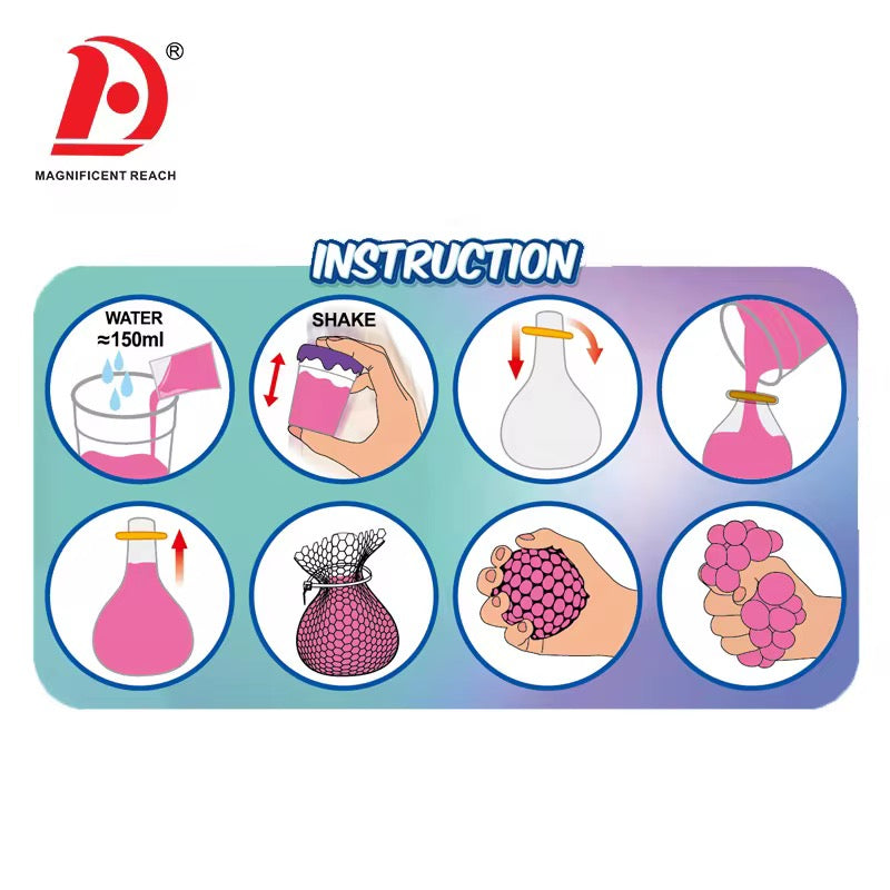 DIY Squeeze Mesh Ball