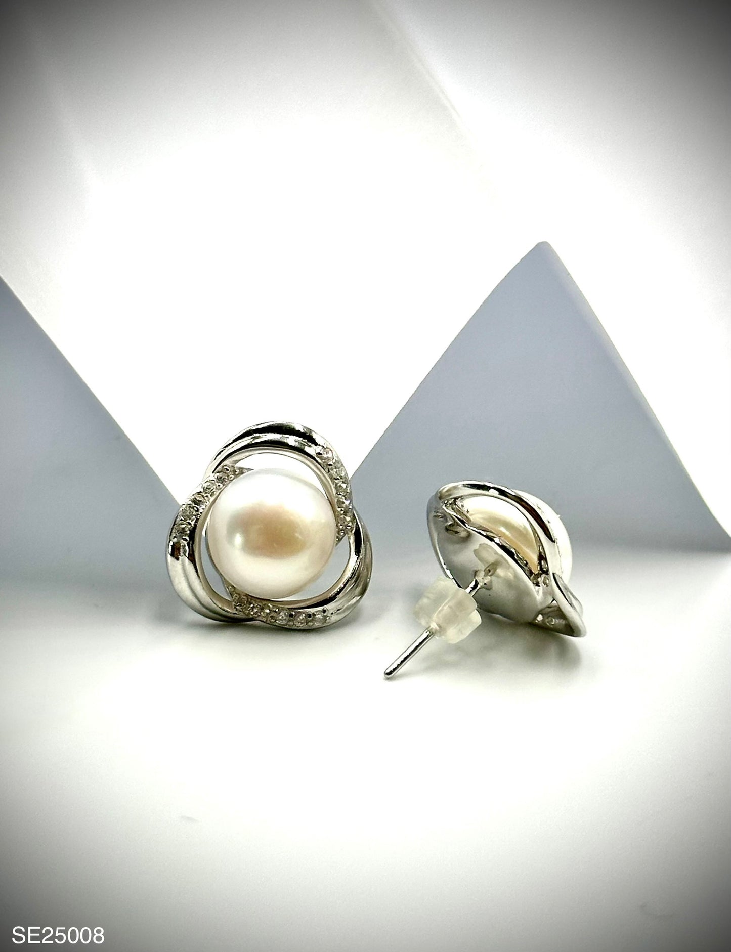 Sterling Silver Earrings (SE25008)