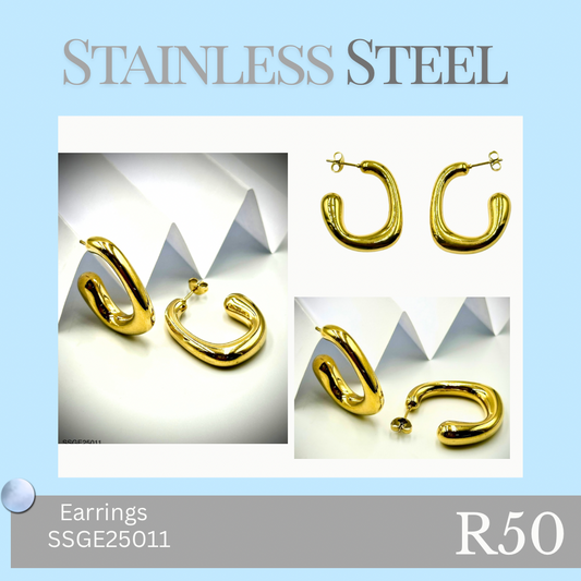 Stainless Steel Earrings (SSGE25011)