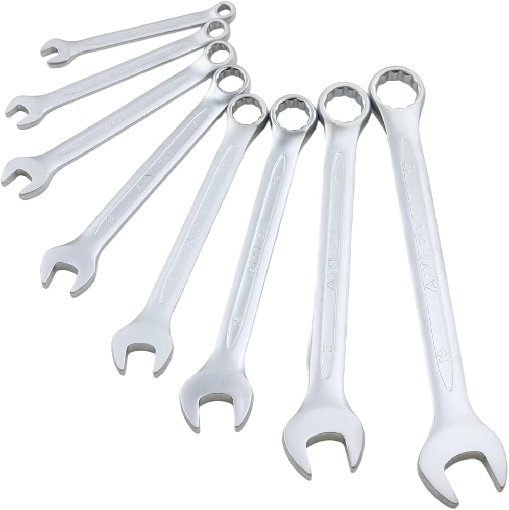 AIYI 8-Piece Combination Wrench Set (6-19mm)