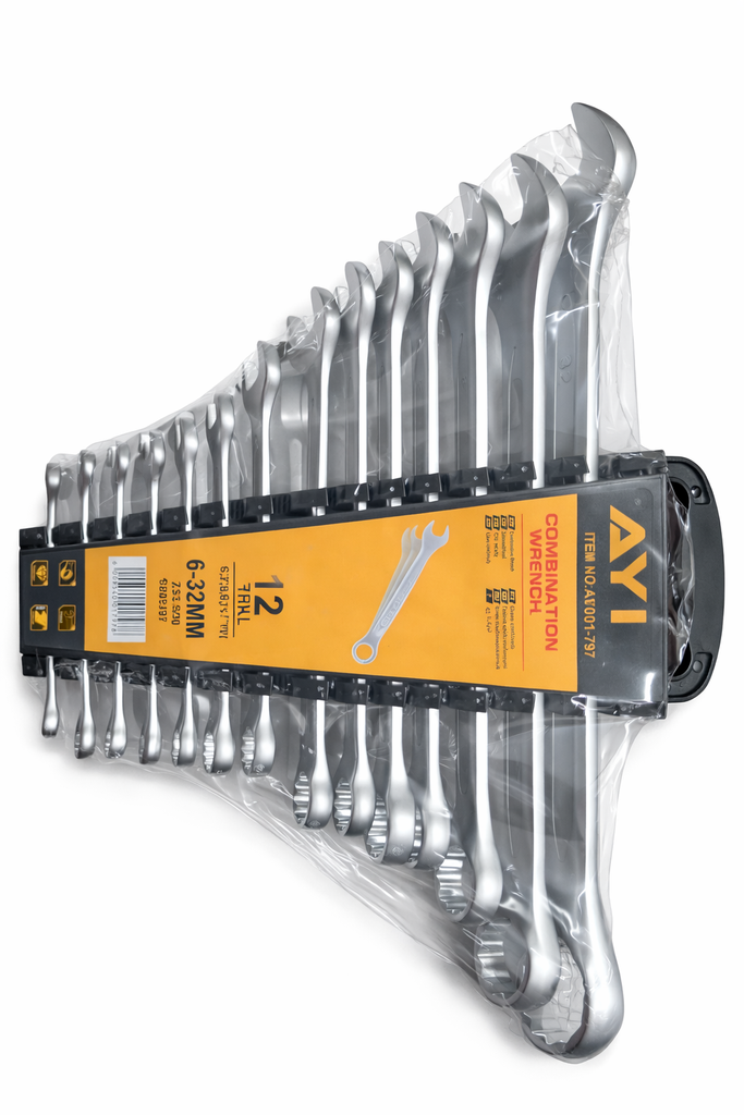 AIYI 14-Piece Combination Wrench Set (8-32mm)
