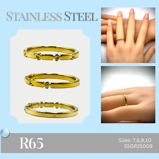 Stainless Steel Ring (SSGR25009)