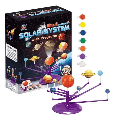 2 in 1 Solar System Projector