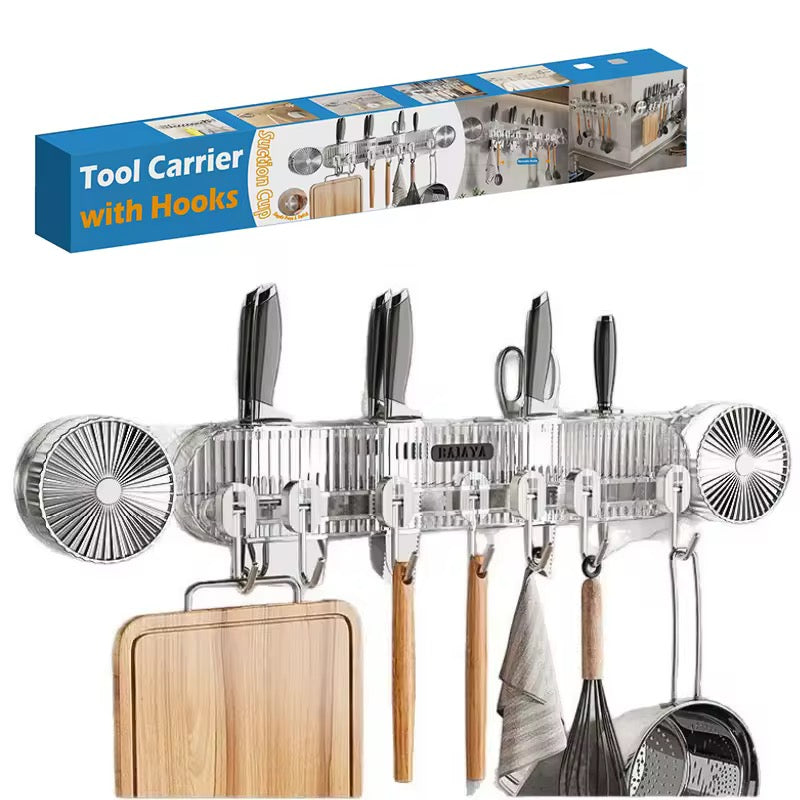 Kitchen Tool Carrier with hooks