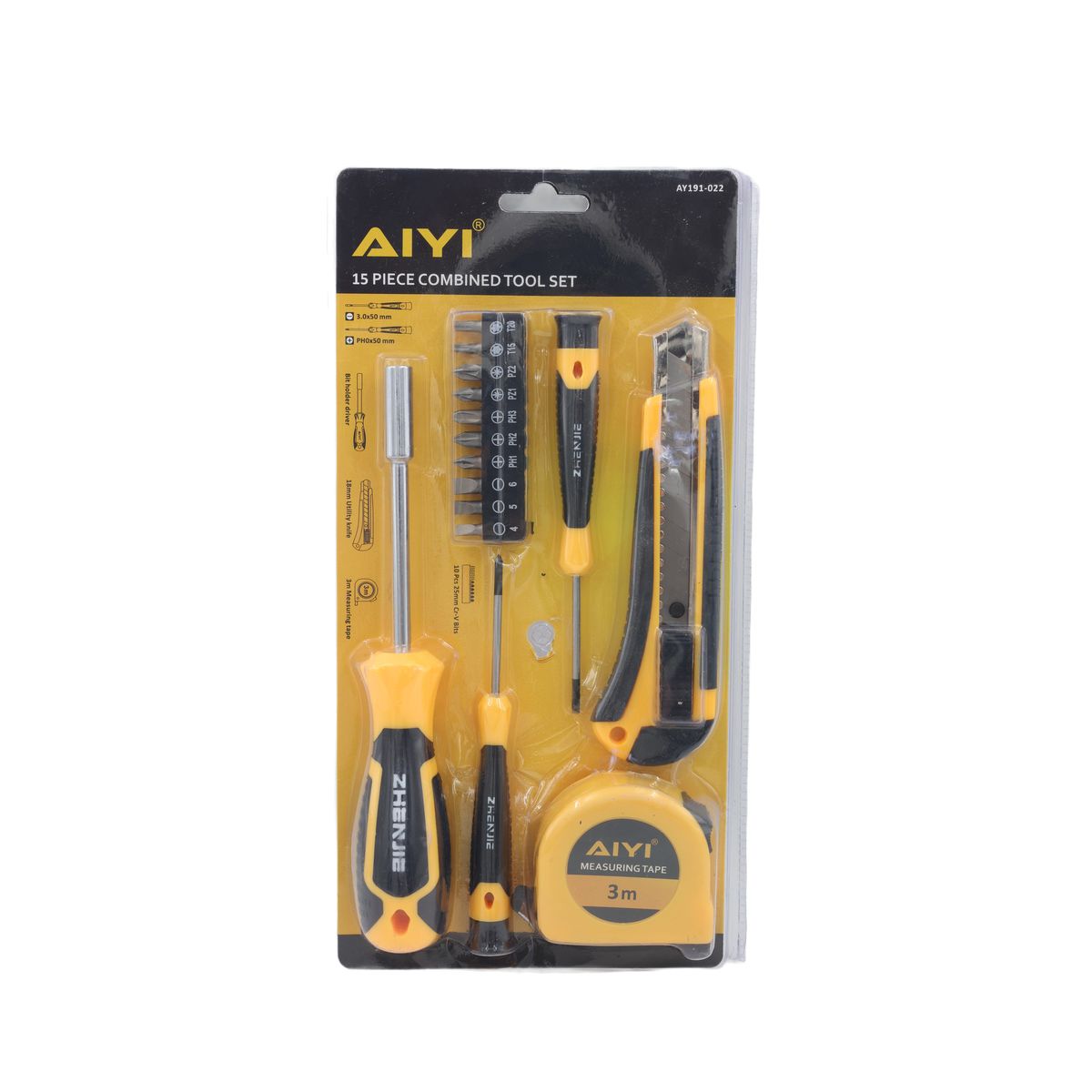 AIYI 15-Piece Combined Tool Set