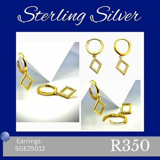 Sterling Silver Earrings (SGE25012)