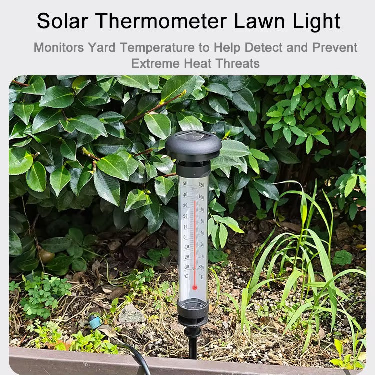 Garden Solar thermometer