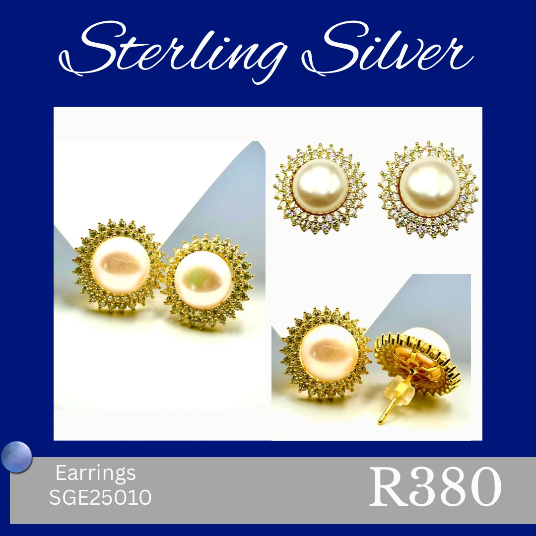 Sterling Silver Earrings (SGE25010)