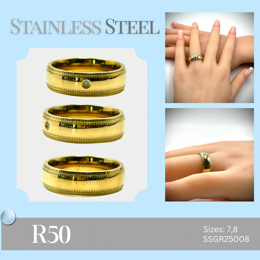 Stainless Steel Ring (SSGR25008)