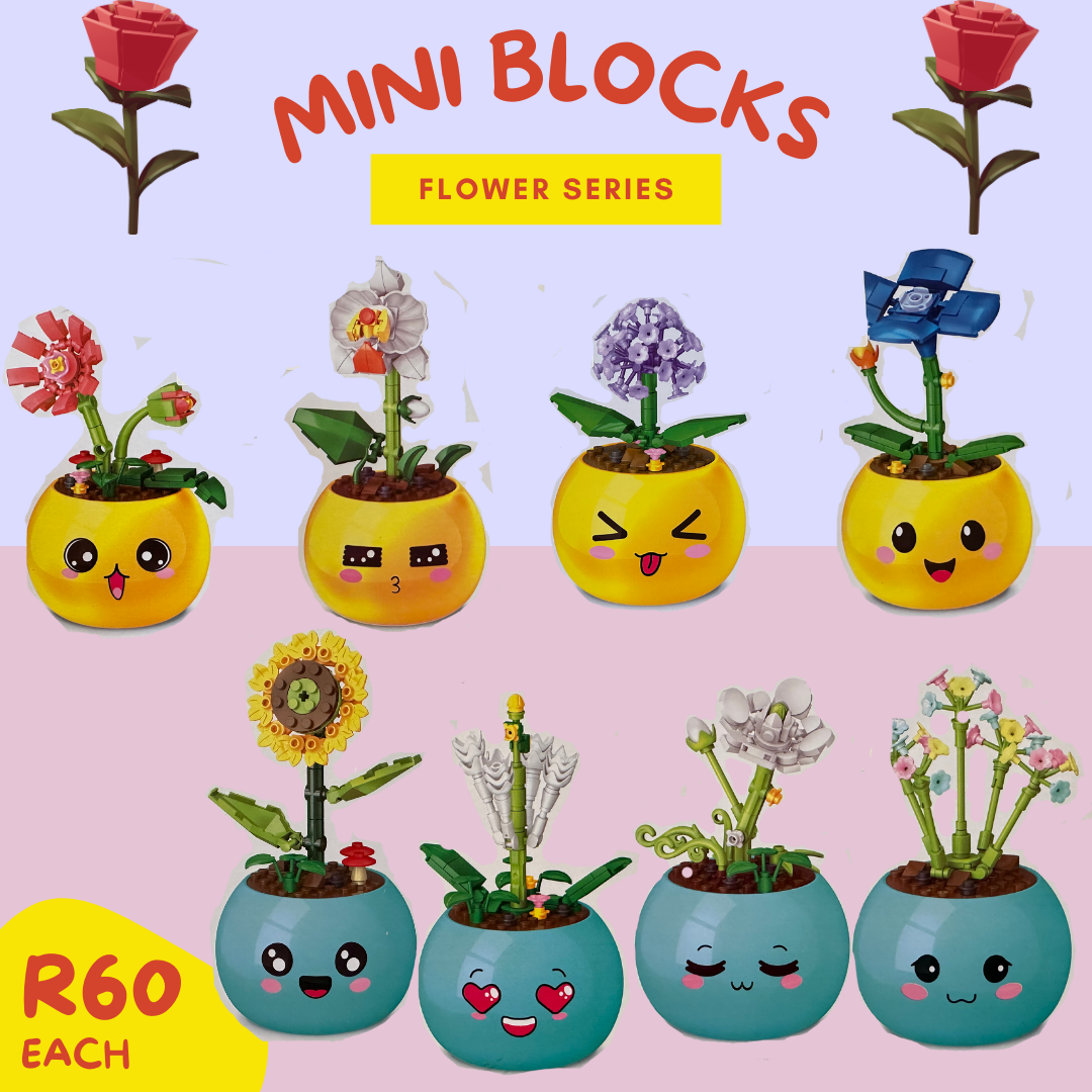 Mini Blocks Flower Series – Warehouse 4 All