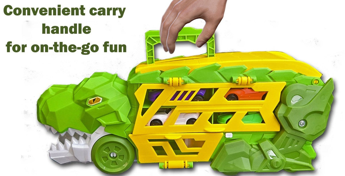 2-in-1 Dino Truck – Ultimate T-Rex Transporter