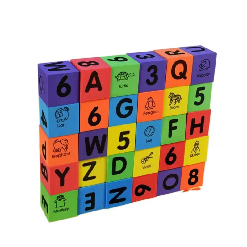 30pc Soft Colour Blocks