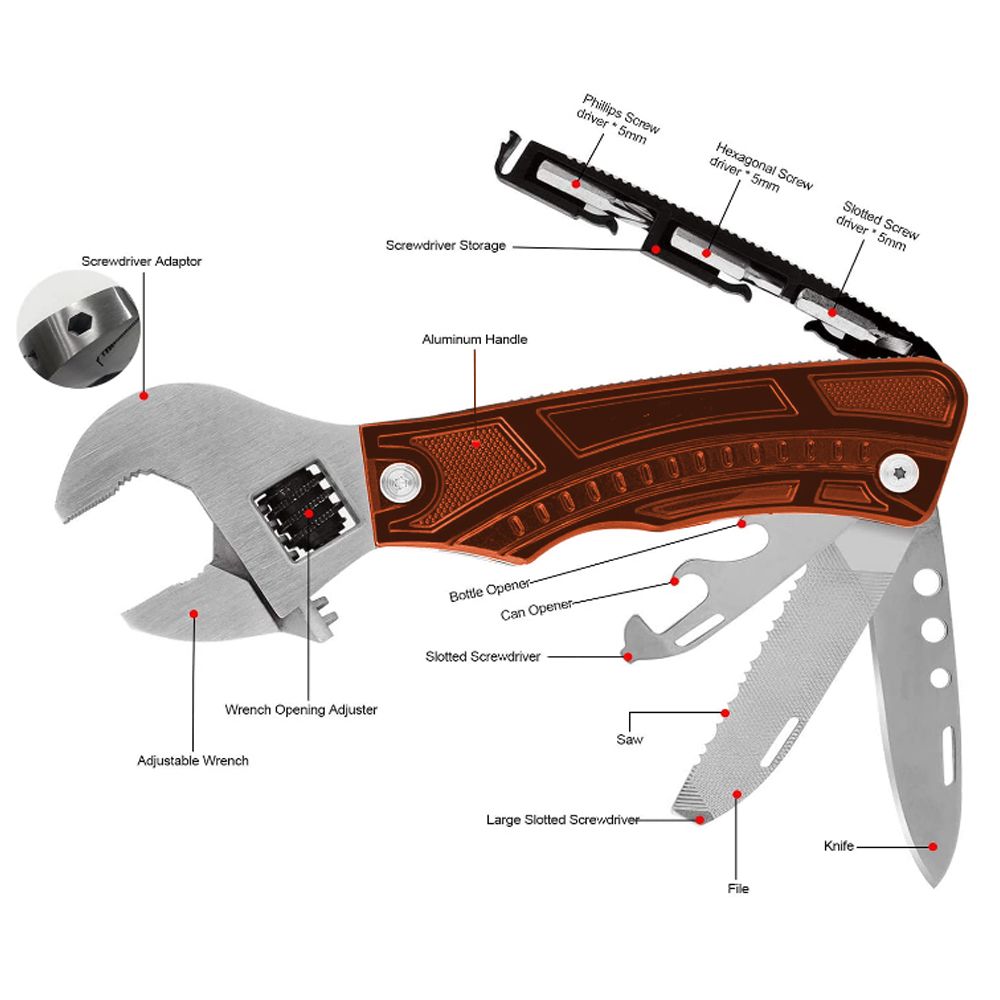 AIYI 9-in-1 Multi-Function Wrench Tool