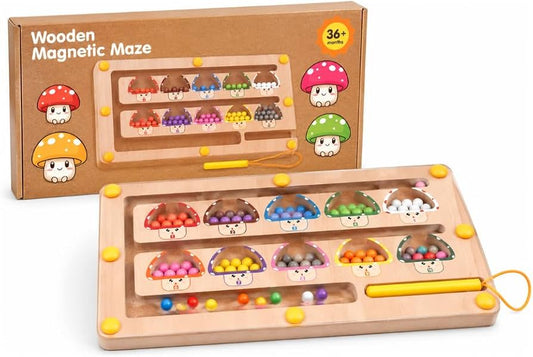 Edu Wooden Magnetic Maze