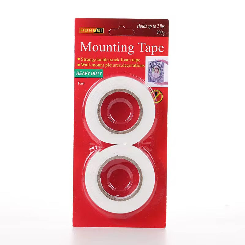 Heavy-Duty Double-Sided Mounting Tape (2 Pack)