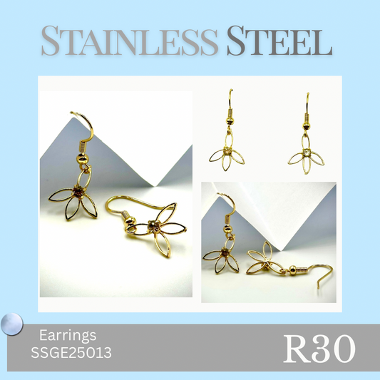 Stainless Steel Earrings (SSGE25013)