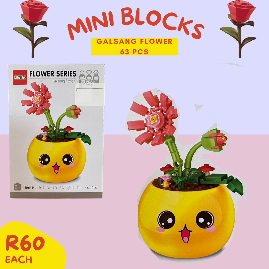 Mini Blocks Flower Series – Warehouse 4 All
