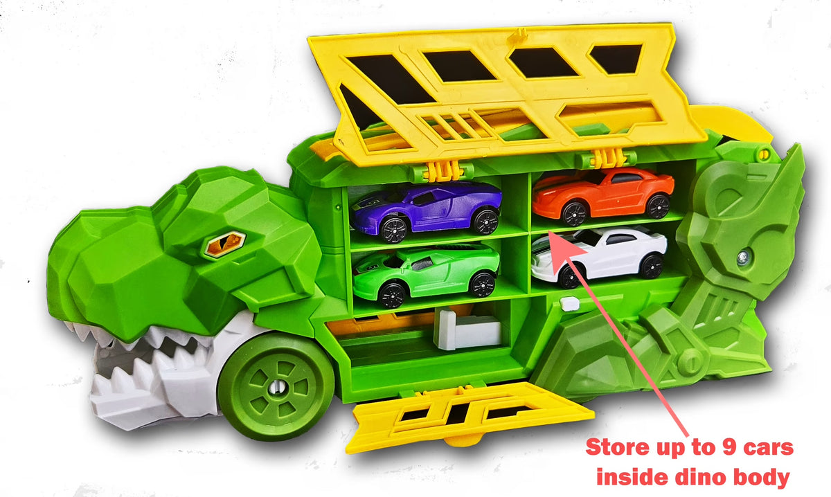 2-in-1 Dino Truck – Ultimate T-Rex Transporter
